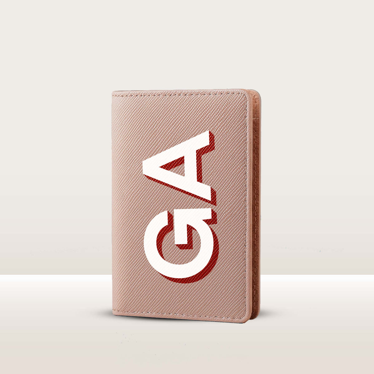 Shadow Text Vertical Bi-fold
