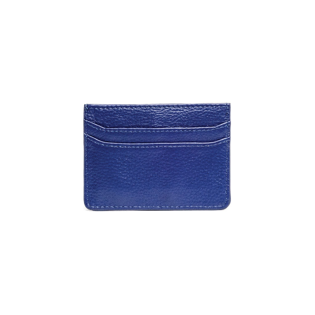 Blue/Black Leather Cardholder Wallet