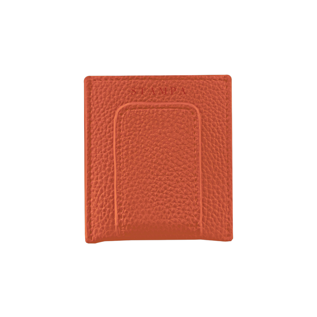 Orange Money Clip Card Holder - STAMPA