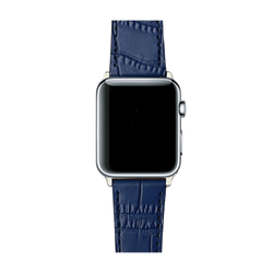 APPLE WATCH BAND NAVY CROC